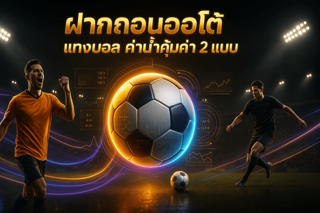 ฝากถอนออโต้ แทงบอล